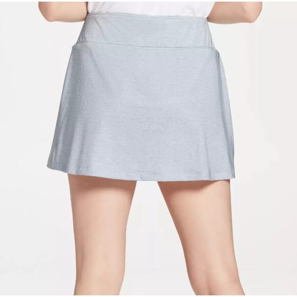 New ~ PRINCE ~  Women's Light Heather Gray Match Knit Skort Size M - Picture 2 of 9